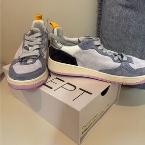 ONCEPT Women's Sneakers - Blue, Gray and silver, black trim.